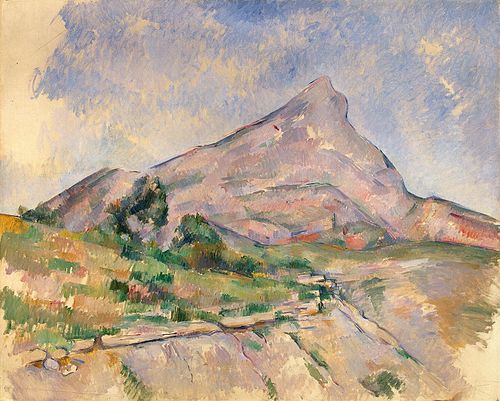 La Montagne Sainte-Victoire vue des Infernets, 1897, Paul Cézanne