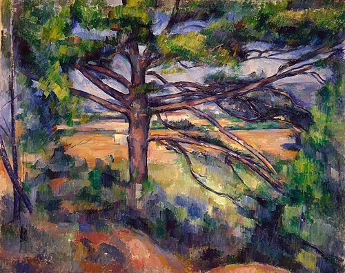 Grand pin et terres rouges, 1896, Paul Cézanne