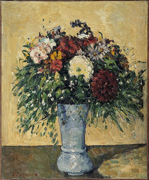 Fleurs dans un vase, 1874, Paul Cézanne