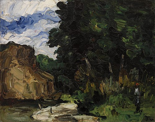 Coin de rivière, 1865, Paul Cézanne
