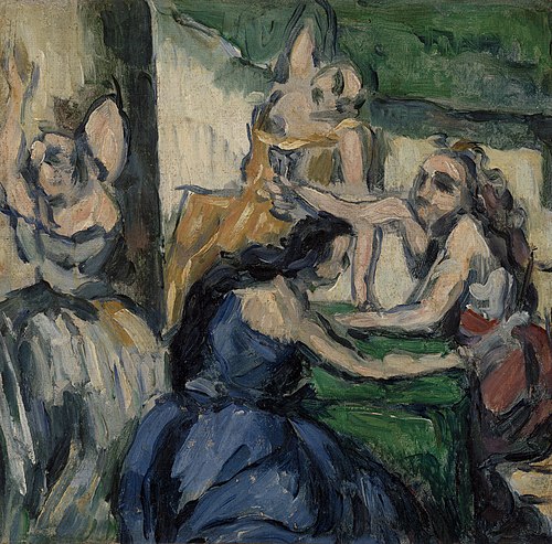 Les Courtisanes, 1868, Paul Cézanne
