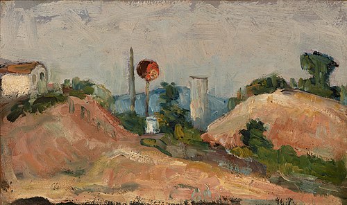 La Tranchée, 1867, Paul Cézanne