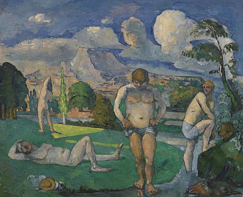 Les baigneurs au repos, 1875, Paul Cézanne