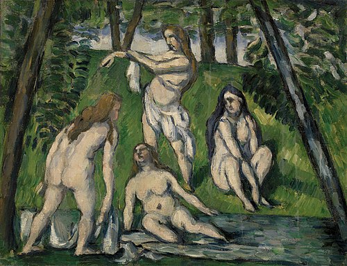 Quatre baigneuses, 1876, Paul Cézanne