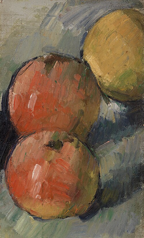 Deux pommes et demie, 1878, Paul Cézanne