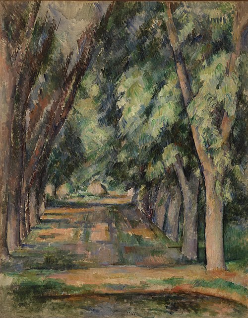 The Allée of Chestnut Trees at the Jas de Bouffan (L'allée des marronniers au Jas de Bouffan), 1888, Paul Cézanne