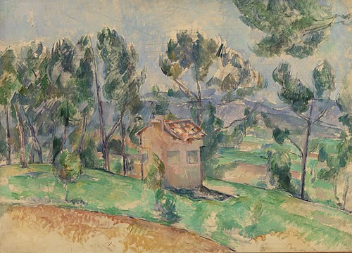 Hunting Cabin in Provence (Cabane de chasse en Provence), 1889, Paul Cézanne
