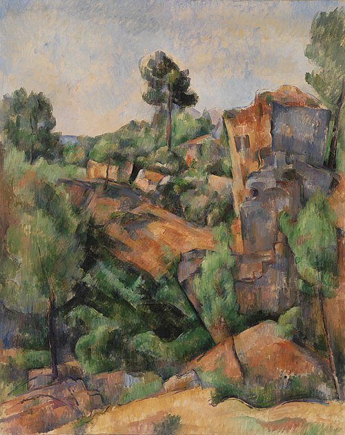 Bibémus Quarry (Carrière de Bibémus), 1895, Paul Cézanne