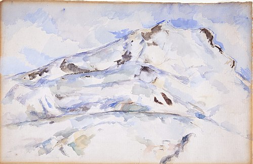 Mont Saint-Victoire (La Montagne Sainte-Victoire), 1900, Paul Cézanne
