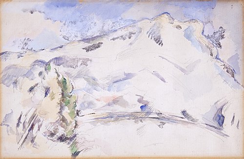 Mont Saint-Victoire (La Montagne Sainte-Victoire), 1900, Paul Cézanne