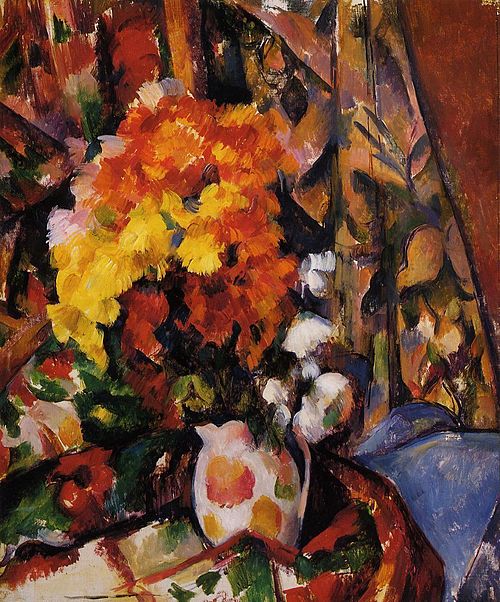 The Flowered Vase (Le Vase Fleuri), 1896, Paul Cézanne