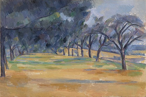 The Allée at Marines (L'Allée de Marines), 1898, Paul Cézanne