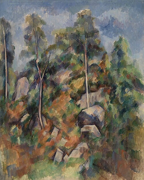 Rocks and Trees (Rochers et arbres), 1904, Paul Cézanne