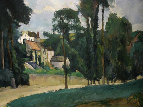 La Route de Pontoise, 1875, Paul Cézanne