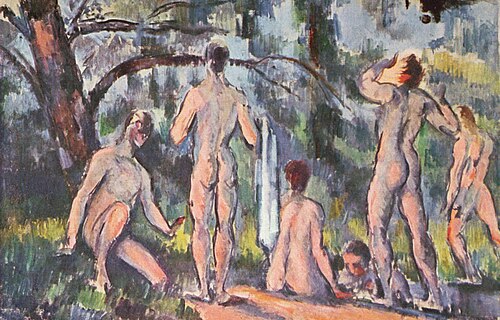 Les Baigneurs, 1890, Paul Cézanne