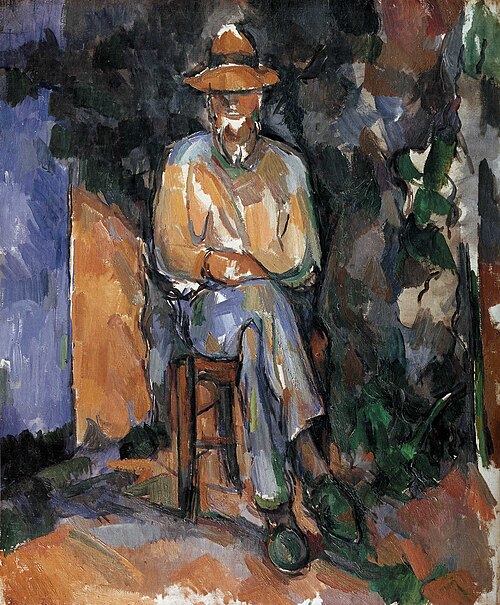 Le Jardinier Vallier, 1906, Paul Cézanne