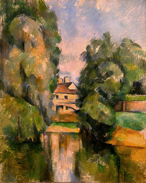 Le Moulin brûlé à Maisons-Alfort, 1890, Paul Cézanne