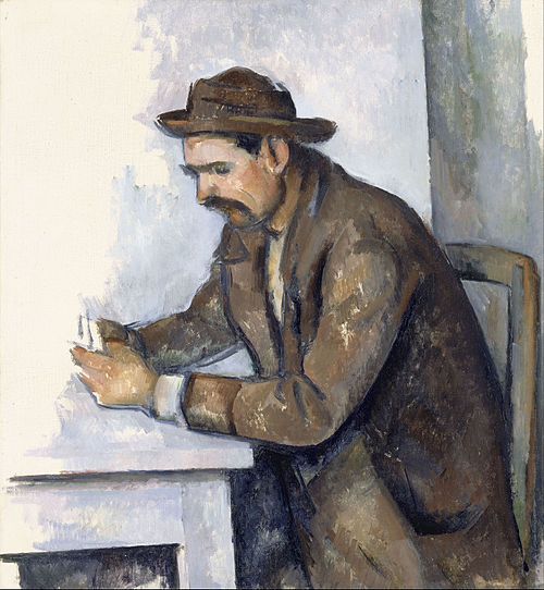 Le joueur de cartes, 1890, Paul Cézanne