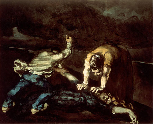 Le Meurtre, 1867, Paul Cézanne