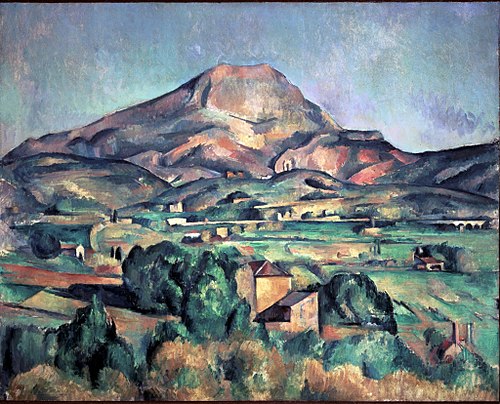 La Montagne Sainte-Victoire vue de Bellevue, 1892, Paul Cézanne