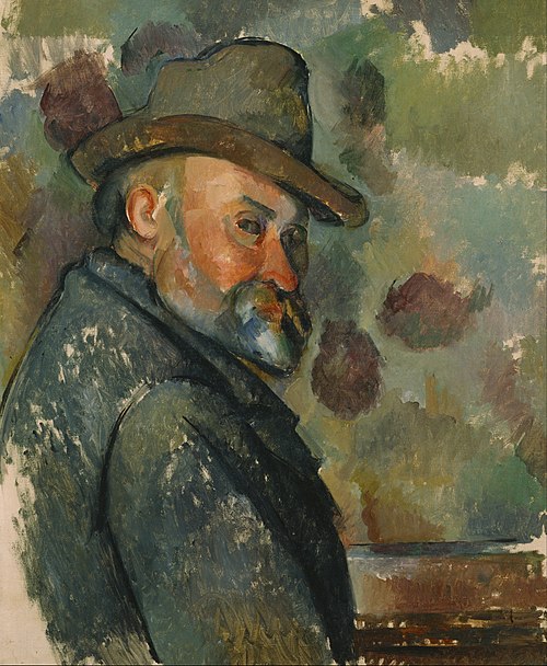 Autoportrait au chapeau, 1894, Paul Cézanne