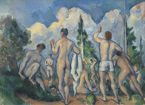 Les Baigneurs, 1890, Paul Cézanne