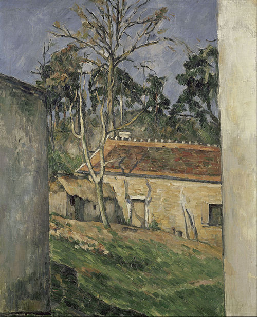 Cour de ferme à Auvers, 1879, Paul Cézanne