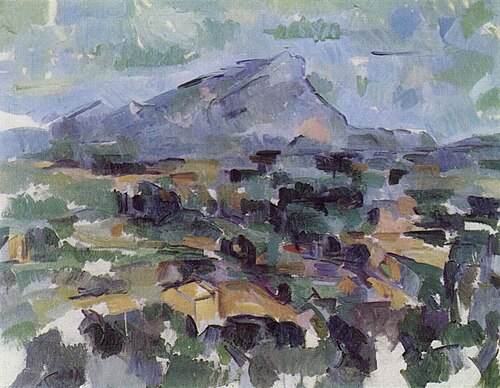La Montagne Sainte-Victoire vue des Lauves, 1905, Paul Cézanne