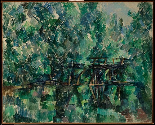 Le pont de l'île Machefer à Saint-Maur-des-Fossés, 1895, Paul Cézanne