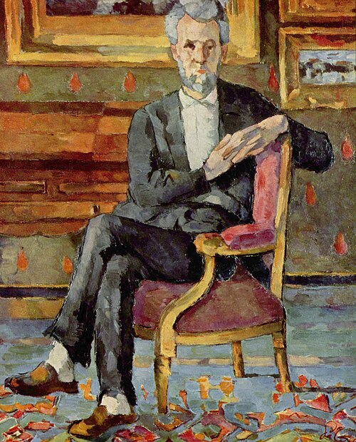 Portrait de Victor Chocquet assis, 1877, Paul Cézanne
