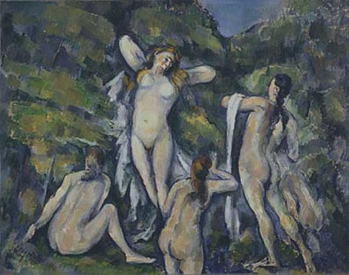 Les Baigneuses, 1900, Paul Cézanne
