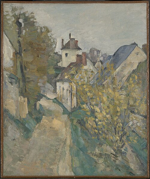 The House of Dr. Gachet in Auvers-sur-Oise, 1872, Paul Cézanne
