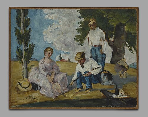 La Partie de pêche, 1873, Paul Cézanne