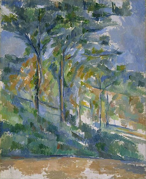 Sous-bois – La Forêt, 1902, Paul Cézanne