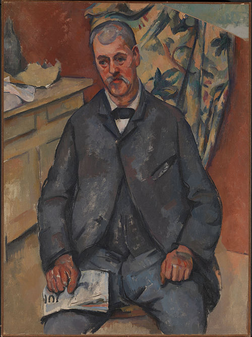 Homme assis, 1899, Paul Cézanne