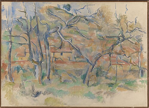 La Bastide La Durane dans la plaine de Valcros I, 1885, Paul Cézanne