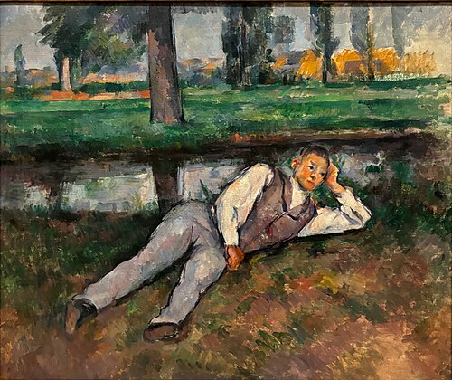 Garçon couché, 1890, Paul Cézanne