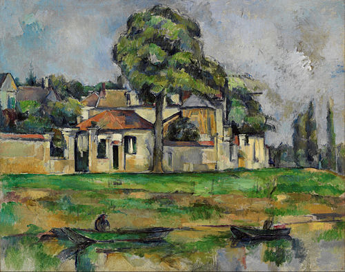 Le Chemin de halage sur les bords de la Marne à Créteil, 1888, Paul Cézanne