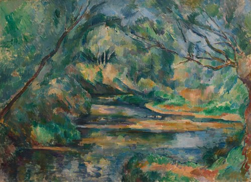 Eau courante en sous-bois, 1895, Paul Cézanne