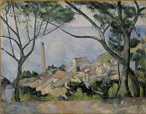 La mer à l'Estaque, 1878, Paul Cézanne