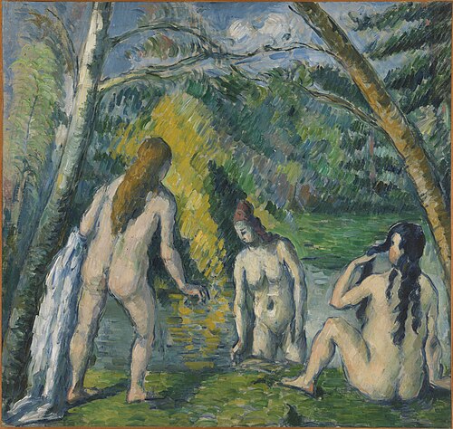 Trois baigneuses, 1879, Paul Cézanne