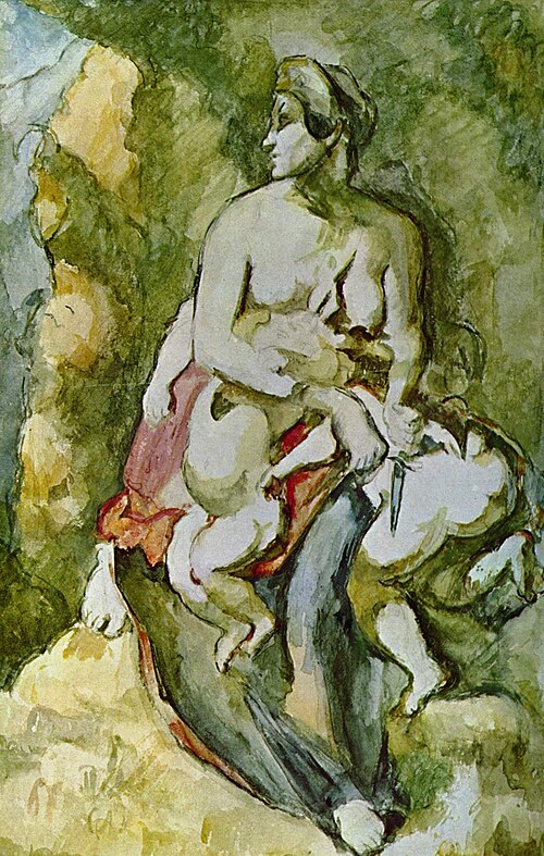 Médée, d’après Delacroix, 1880, Paul Cézanne