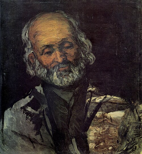Tête de vieillard, 1866, Paul Cézanne