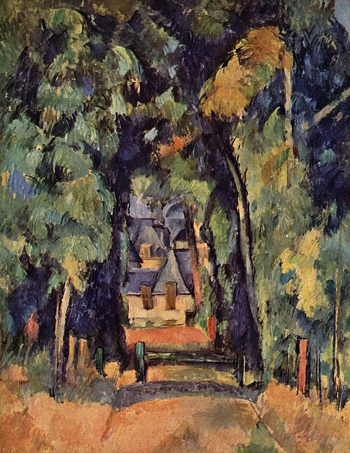 L'Allée à Chantilly, 1888, Paul Cézanne