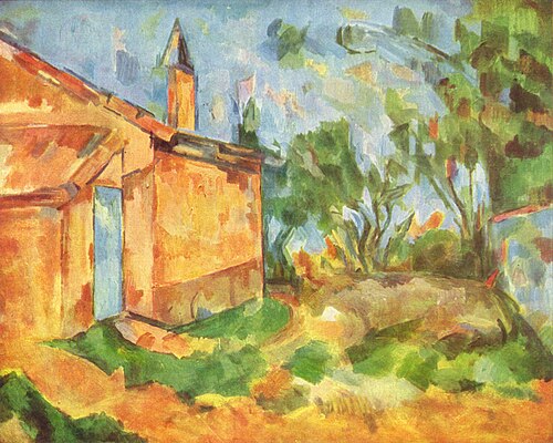 Le Cabanon de Jourdan, 1906, Paul Cézanne