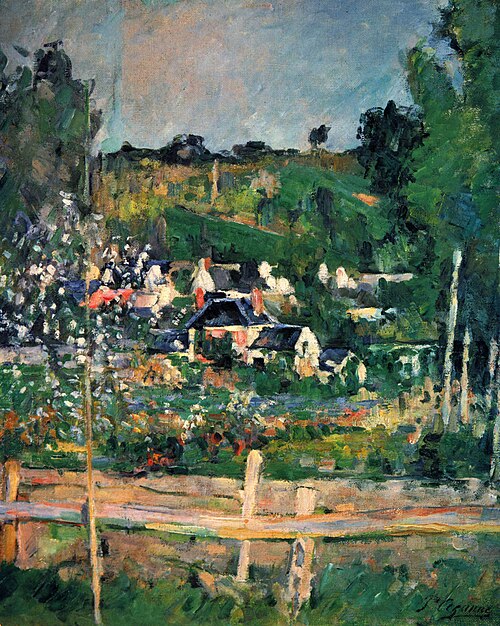 Vue d'Auvers-sur-Oise – La Barrière, 1873, Paul Cézanne