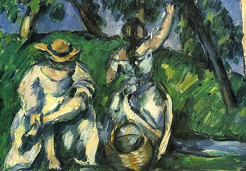 La Cueillette, 1876, Paul Cézanne