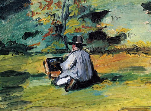Un peintre au travail, 1874, Paul Cézanne