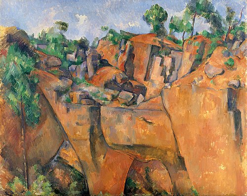 La Carrière de Bibémus, 1895, Paul Cézanne