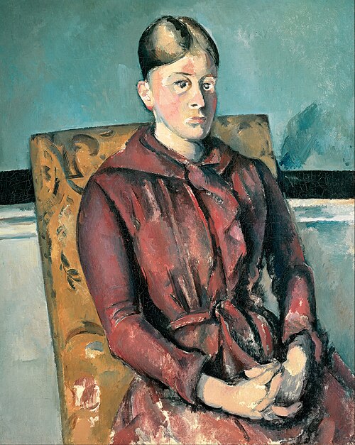 Madame Cézanne dans un fauteuil jaune, 1893, Paul Cézanne